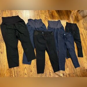 Old Navy Black and Navy Ankle & Cropped Pants